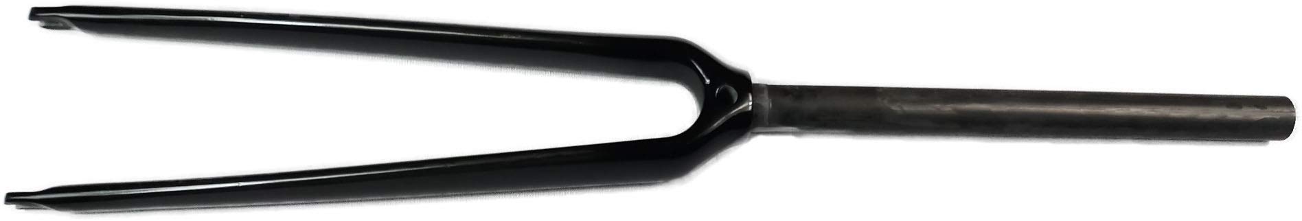 roadkey Road Bike Fork 1" Fork Straight Tube Black 3K Gloss Full Carbon Fibre Forks 700C Bicycle Carbon Fork (Black 3k Gloss)
