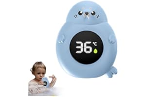 Baby Bath Thermometer, Instant-Read Baby Bath Thermometer, Cute Floating Seal Water Thermometers, Easy Reading Temperature 3 