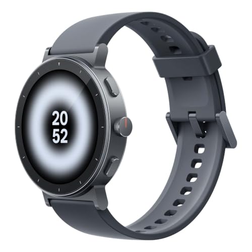 realme Watch S5 Smartwatch 5ATM with Independent GPS 5 GNSS, AMOLED Women's Smartwatch Watch 1.43 Inch 1500 Nit, 20 Day Battery, 110 Sports Modes, Health Monitor, Notifications, Grey