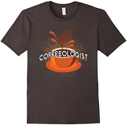 Mens Coffeeologist Expert Barista Coffee Connoisseur T Shirt 2XL Asphalt