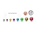 JulieWang 1 Box Mixed Natural Lava Stone Beads 10mm approx 100pcs Energy Stone Healing Power for Jewelry Making