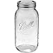 Ball Jar Crystal Jelly Jars with Lids and Bands, 12-Ounce, Quilted