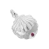 jewellerybox Sterling Silver Oyster Shell with CZ
