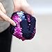 Little Monkey The Original Fidget Magic Flip Sequin Pillow Toy Magenta & Navy Circle Fidget Toy for Relaxing Therapy Increase Focus for Adults and Children Helps with Stress ADHD ADD Autism 11C