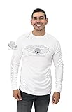 Harley-Davidson Mens Performance Willie G Skull Flames White Long Sleeve T-Shirt - LG