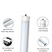 8ft LED Bulbs for T12 LED Fluorescent Fixtures,F96T12 LED Tube Replacement,120V and 277V Input, 5500K Daylight White,40Watt 4800LM Super Bright (4PCS 5500K Daylight White)