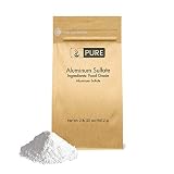 Aluminum Sulfate (2 lb.) by Pure Organic Ingredients, Pure Dry Alum, Soil Acidifier, Hide Tanner, Water Treatment (Also Available in 4 oz & 1 lb)