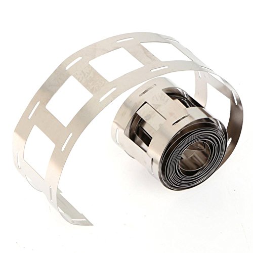 BleuMoo 1M 18650 Nickel Strip Ni Battery Plate Lithium Ion Cylindrical Lithium Battery Nickel Plate / Strip / Plate / Tape Battery - Thumbnail 7