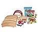 KIDS PREFERRED Ryan's World 35 Piece Fire Rescue Figure 8 Wooden Toy Train Set