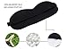 Fitglam Pure Silk Sleep Mask + Reusable Cold/Hot Therapy SPA Gel Eye Mask Set - Improve Sleeping, Alleviate Puffy, Swollen Eyes, Fatigue, Headache and Tension - Best Eye Mask for Men Women (Black)