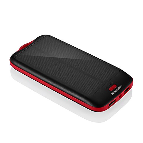 Poweradd apollo2 10,000mah portable solar panel charger…