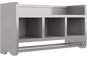 Alaterre Furniture Williamsburg Bathroom Vanity 3-Piece Set - 60 Inch Vanity and 2 Bathroom Mirrors - Solid Wood Sink Cabinet Set (Gray)