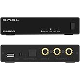 SMSL PS200PRO ES9039Q2M HiFi DAC, DSD512 PCM 32Bit/768kHz Digital to Analog Audio Converter, USB/Optical/Coaxial to Stereo RCA Output, MQA/MQA-CD Audio DAC for PC/PS5/Switch/Amp