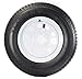 205/75D15 Trailer Tire with Rim (White Mod Rim)