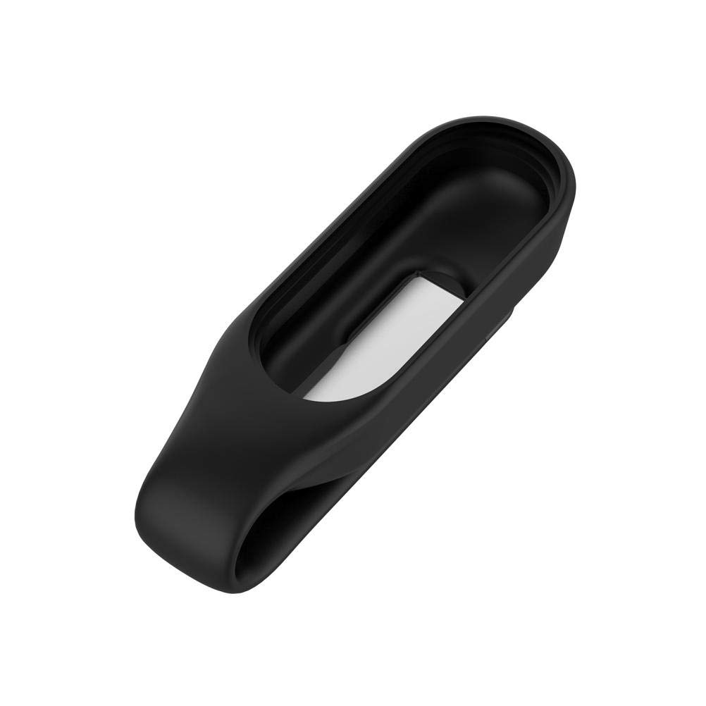 KKPLZZ Soft Silicone Replacement Clip Belt Holder Compatible for Mi Band 6 Waterproof Protective Band Cover Case