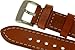 JP Leatherworks Men's M121-Tan-22 22mm Panerai Style Leather Tan Watch Band