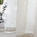 Home Brilliant Super Soft Linen Curtains Semi Sheer Window Treatment for Patio, 54 x 84 inch Long, Set of 2