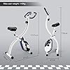 Ultrasport F-Bike, Folding Exercise Bike with Training Computer, Adjustable Resistance Levels and Hand Pulse Sensors…