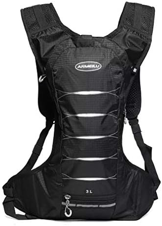 DCK 3L Outdoor Hiking Climbing Bags Cycling Black Backpack Running Cycling Vest Sports Camping Hydrate,Applicable Scenes, Running, Hiking, Camping, Cycling, Sports