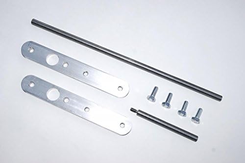 Extension Depot ED-RDR-5R Yamaha Raider RAW 5" Forward Control Extension Relocation Kit - Unfinished Aluminium, Stainless Steel