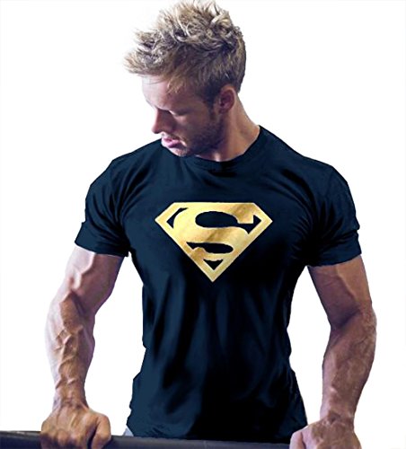 Inleaderstyle men s gym cotton golden s logo bodybuilding muscle …