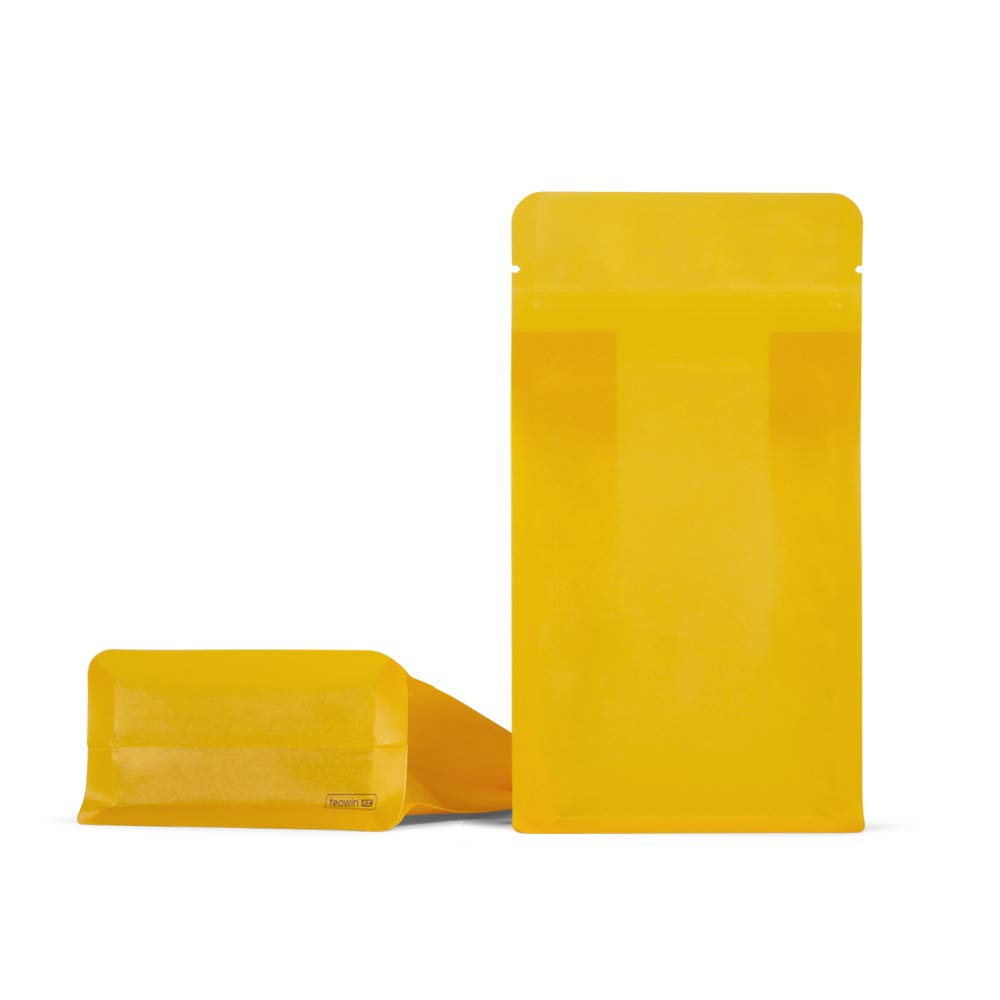 Clear Front Resealable Mylar Bags Gusset Ziplock Stand Up