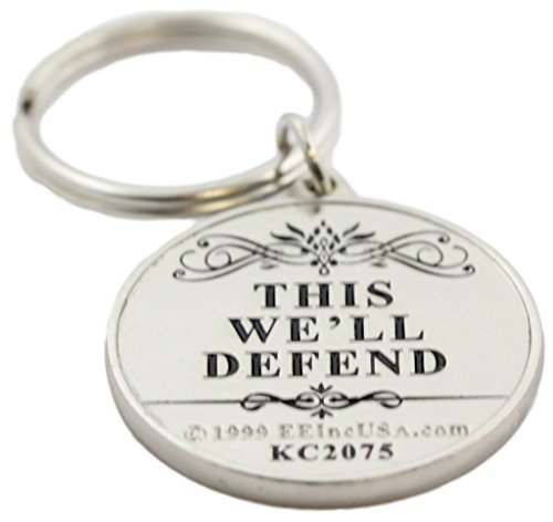 US Army Crest Keychain Patriotic Key Rings Military Gifts Collectibles Men Women