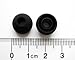 Monster 12-Piece Replacement Earbuds Eartips (Black, Medium)