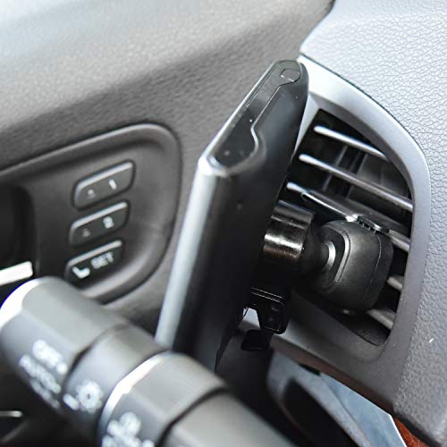 GPS Car Mount Air Vent Holder for Garmin GPS [ONE-Press-AUTO-Spring-Locked] - Replacement GPS Ball Mount for Garmin Nuvi RV Dezl Drive Drivesmart Driveassist DriveLuxe Zumo Portable Navigator - Thumbnail 2