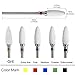 Ceramic Nail Drill Bit, River Lake Professional USA Electric Nail Drill Bits for Acrylic Nails, Safety Cuticle Clean Gel Remove, 3/32