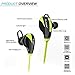 Bluetooth Headphones, TOTU Wireless Sports Earphones In Ear Earbuds w/ Mic Noise Cancelling Secure Fit for Gym Running Workout (IPX5 Sweatproof , Stereo, 8 Hours Playtime) - Green