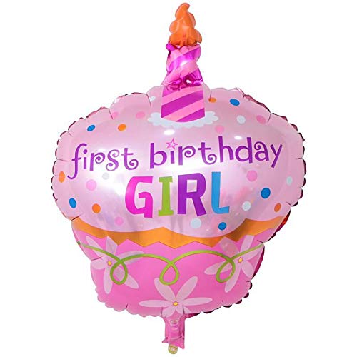 Bestpicks 48x68 Cms Foil Balloon For Baby Girl First Birthday
