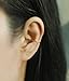 Ear Cuff, 20gauge Fake conch piercing,Fake Body Piercing,No Piercing Cartilage Ear Cuff, Ear Jacket, Ear Wrap,Gift for her, Please select an option.
