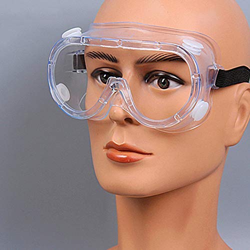 DierCosy Safety Goggles Glasses Anti-Fog Laboratory Safety Goggles Chemical Splash/Impact Transparent Eye Protection Labor Glasses Household Supplies