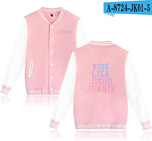 spyman Kpop Korean Blackpink JISOO Jennie Rose Lisa Sweatshirts Women Casual Long Sleeve Cotton Baseball Jackets Coats