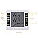 Locisne Freezer Alarm with Audible Alarm and 2 Wireless Sensors, Indoor Outdoor Refrigerator Thermometer for Home Kitchen