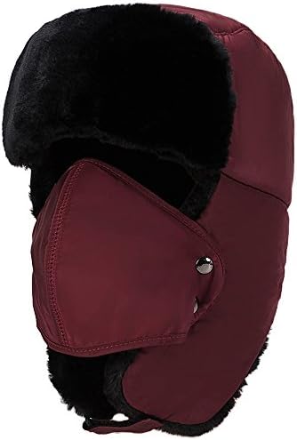 Meiluo Men &amp; Women Winter Trooper Trapper Hat Hunting Hat Windproof Mask Ushanka Ear Flap Chin Strap