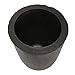 #12 Black Foundry Clay Graphite Crucibles Cup Furnace Torch Melting Casting Refining Silicon Carbide Graphite Crucibles for Copper Brass Gold Silver Aluminum - Black