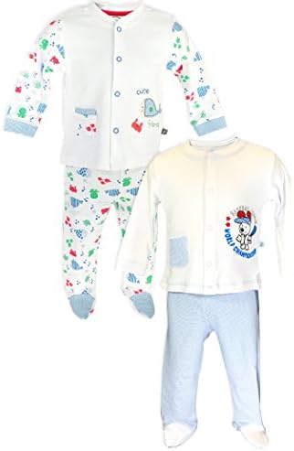 Premom Baby Boys' 2 Set Pijamas