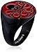 Marvel Comics Men's Stainless Steel Enamel Hydra Ring
