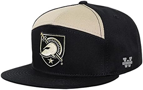 BH Fashion CompanyUnited States Military Academy USMA Army Black Nights NCAA 7 Panel Flat Bill Snapback Baseball Cap Hat
