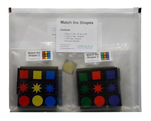 Match the Shapes Engaging Activity for Dementia and Alzheimer's