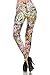 N354-OS Paisley Diary Printed Stylish Leggings