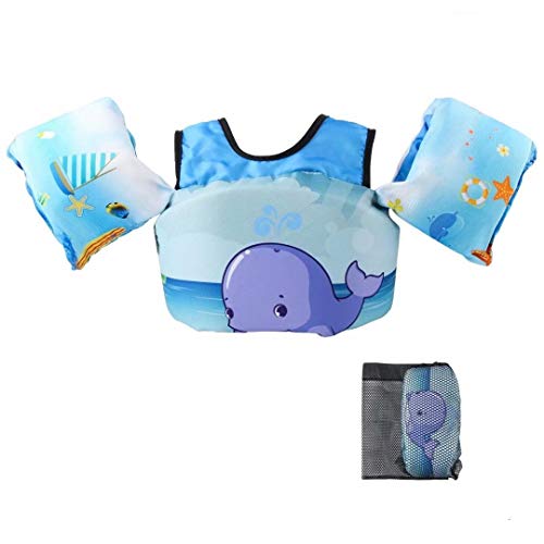 Chriffer Kids Swim Vest Life Jacket For 30 50 Pounds Boys And Girls Toddler Floaties With Shoulder Harness Arm Wings For 2 3 4 5 6 7 Years Old Baby Children Puddle Sea Beach Pool Jumper Pricepulse
