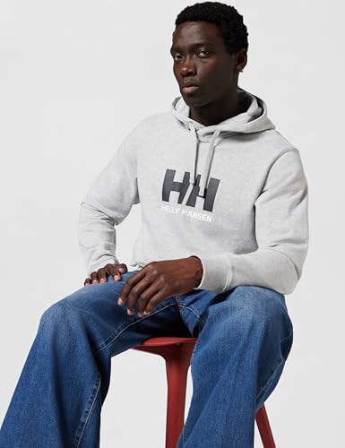 Hoodie masculino HH Logo 3.0, Grau Melange 2.0, M