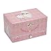 Jewelkeeper Diamond Ballerina Music Jewelry Box with Pullout Drawer, Jewel Storage Case, Swan Lake Tune