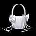 Eamall Bowknot Wedding Flower Girl Basket Faux Pearl Rhinestone Decor Ivory (wedding basket No 2)