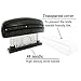 Meat Tenderizer with 48 Stainless Steel Blades, Black