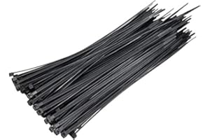 MAGNITUDE Zip Ties Cable Ties Straps 100 Pcs Pack Plastic Nylon 50lb Strength Heavy Duty (4")