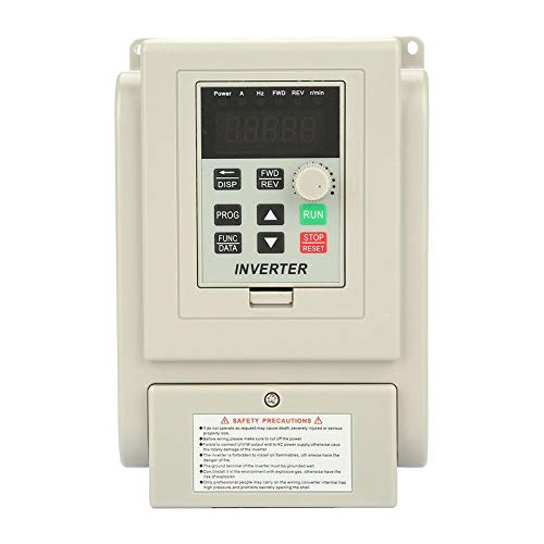 Adjustable-Frequency Drive, 220VAC Single-Phase Variable Frequency Drive VFD Speed Controller for 3-Phase 2.2kW AC Motor, Inverter Motor Drive